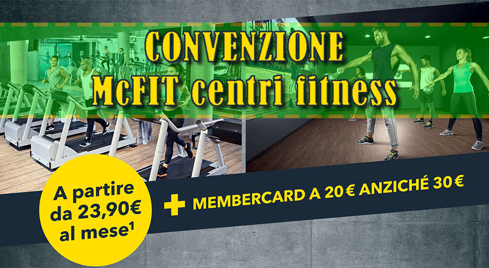 Convenzione McFIT centri fitness