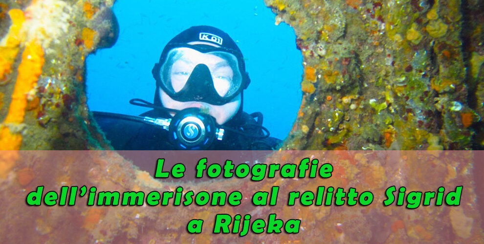 13/04/2022 Le fotografie dell’immersione sul relitto Sigrid a Rijeka (Fiume)