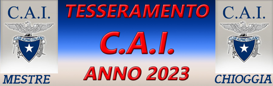 Tesseramento CAI 2023