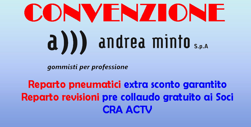 Convenzione Andrea Minto