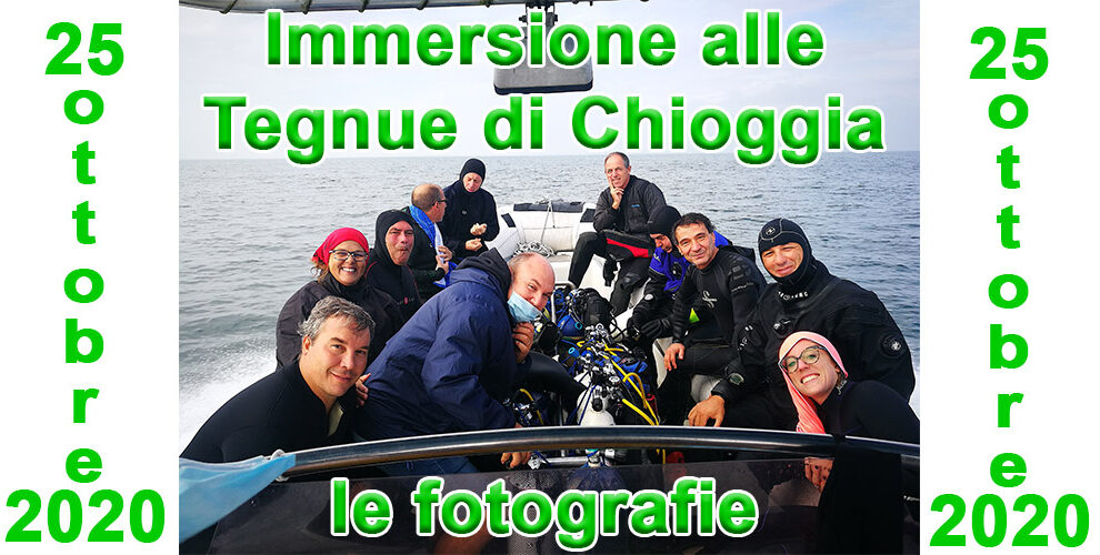 25/10/2020 Le fotografie dell’immersione alle Tegnue di Chioggia